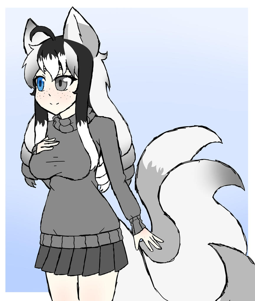 Fusion of two of my OCs: Secret and Nora