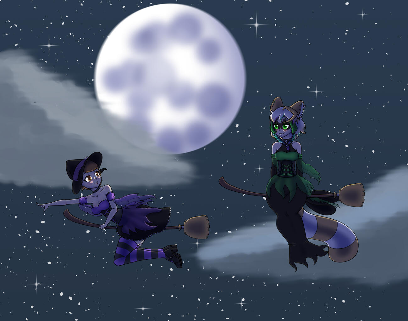 A Halloween drawing I did for 2023