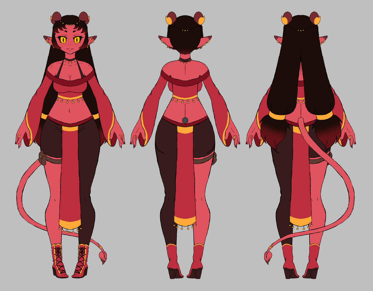 Reference of my DnD character Akuma